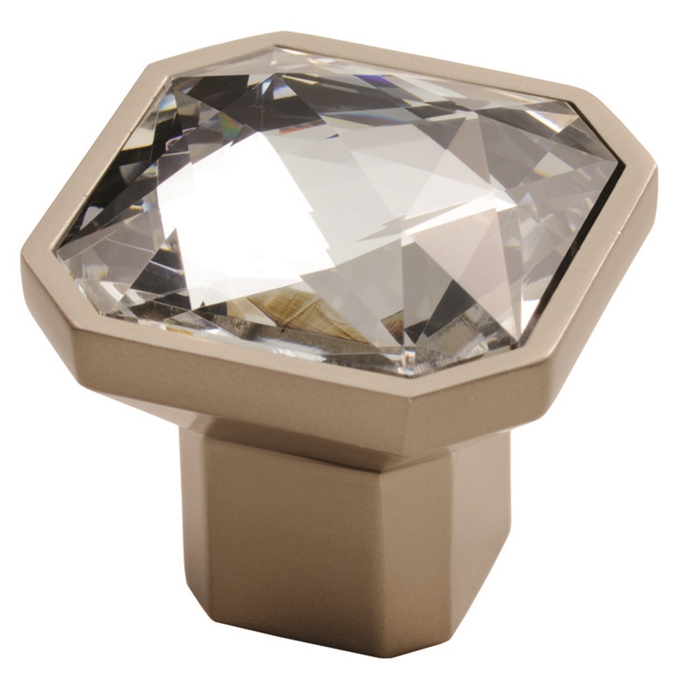 Carlisle Brass: FTD SQUARE CRYSTAL KNOB - Taylor & Jarvis (A.I.) Ltd